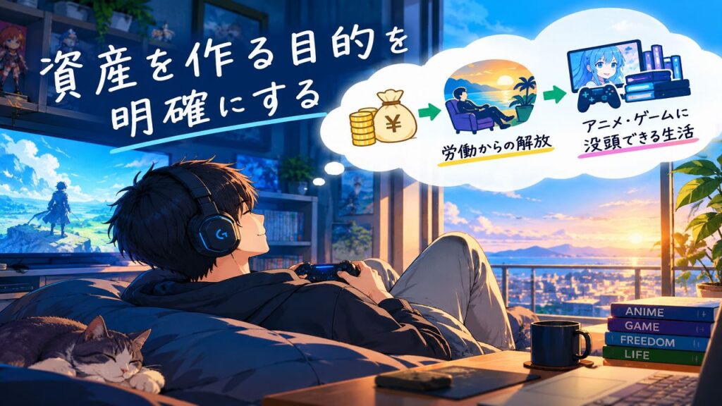 資産を作る目的を明確にする