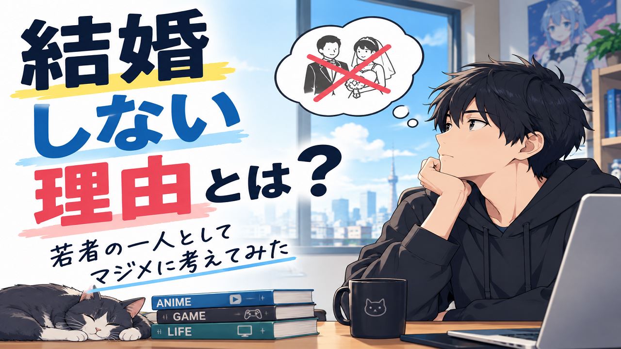 結婚しない理由とは？若者の一人としてマジメに考えてみた